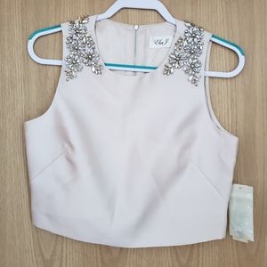 Eliza J crop top